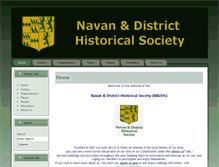 Tablet Screenshot of navanhistory.ie